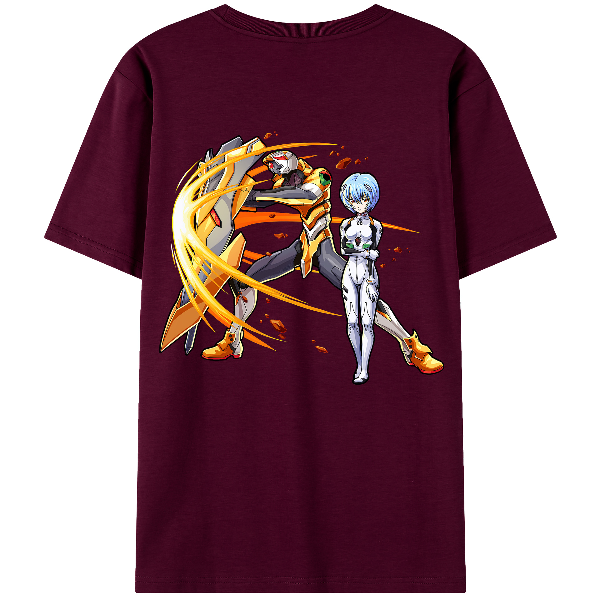 （画像用） EVA 新世紀エヴァンゲリオン レディース半袖Tシャツ(バックプリント)